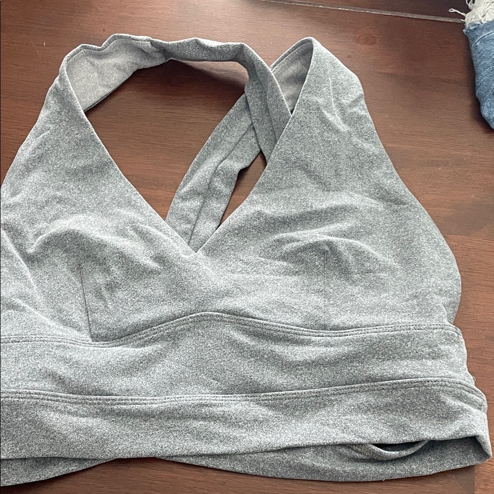 Born Primitive Gray Halter Sports Bra